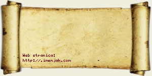 Jasmina Bjeletić vizit kartica